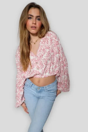 Meet Me There Hauts*Blouse « Ete » Rouge