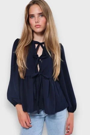 Meet Me There Hauts*Blouse "Ange" Marine