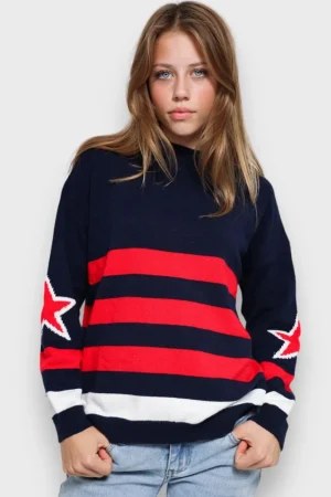 Meet Me There Gilets Et Pulls*Pull "Stargaze" Marine